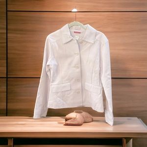 Olly blush leather jacket‎ women’s Sz 8